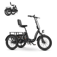 Hoverfly ET1 Folding Electric Trike | 500W, 60-Mile Claim — alternate product view