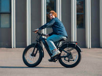 Velowave Ranger 3.0 suspension fork, front light and fat tire