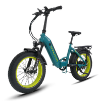 VTUVIA SX20 step-through folding bike detail
