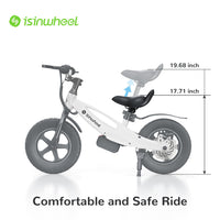isinwheel SK12 Kids Electric Balance Bike 12-inch inflatable front tire