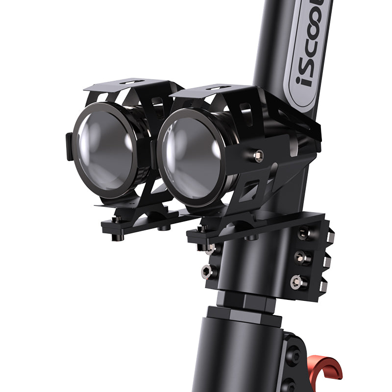 iScooter iX5S 1000W off-road electric scooter: 28 mph, 40-mile range, 11-inch off-road tubeless tires, dual suspension, EABS plus double disc brakes, IPX4 water resistance, 60 lb folded, 330 lb max load