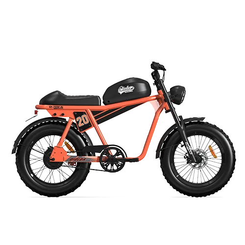 QIOLOR Tiger RL white electric cruiser front three-quarter view