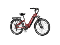 Heybike Hybrid Class 2/3 electric commuter bike with 750W rated rear-hub motor, 27.5 by 2.4 inch KENDA tires, Tektro hydraulic disc brakes, Shimano Altus 8-speed gearing, 6061 aluminum frame, hydraulic front fork, integrated turn-signal lighting, and an 864Wh battery on a UL 2849 certified electrical system