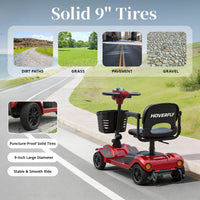 Hoverfly T4 4-Wheel Mobility Scooter | 330-lb Capacity — alternate product view