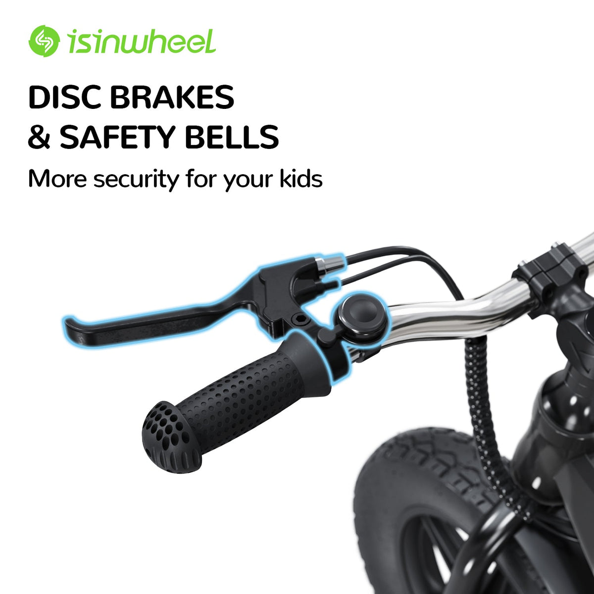 isinwheel SK12 Kids Electric Balance Bike White two-pack product view