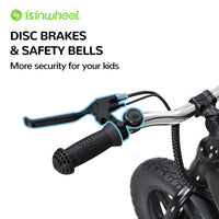 isinwheel SK12 Kids Electric Balance Bike White two-pack product view