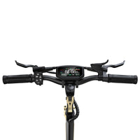 Circooter Cruiser Pro 2400W dual-motor off-road electric scooter with 11-inch pneumatic off-road tires, dual hydraulic suspension front and rear, hydraulic disc brakes, extra-wide deck, UL 2272 certified electrical system, and a 38 mph top-speed claim