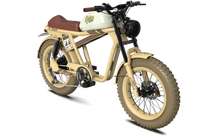 QIOLOR Tiger RE retro electric bike frame and battery detail