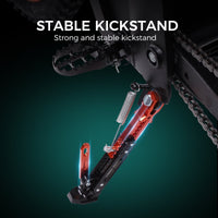 Freeboy Y01 deployed kickstand beside the chain and rear wheel