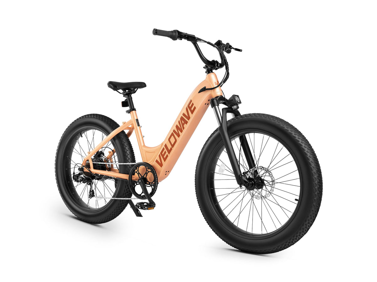 Velowave Rover Step-Thru commuter e-bike three-quarter product view