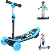 Pink isinwheel Mini Long Range product photo with the multi-color LED flashing wheels and the deck graphic visible