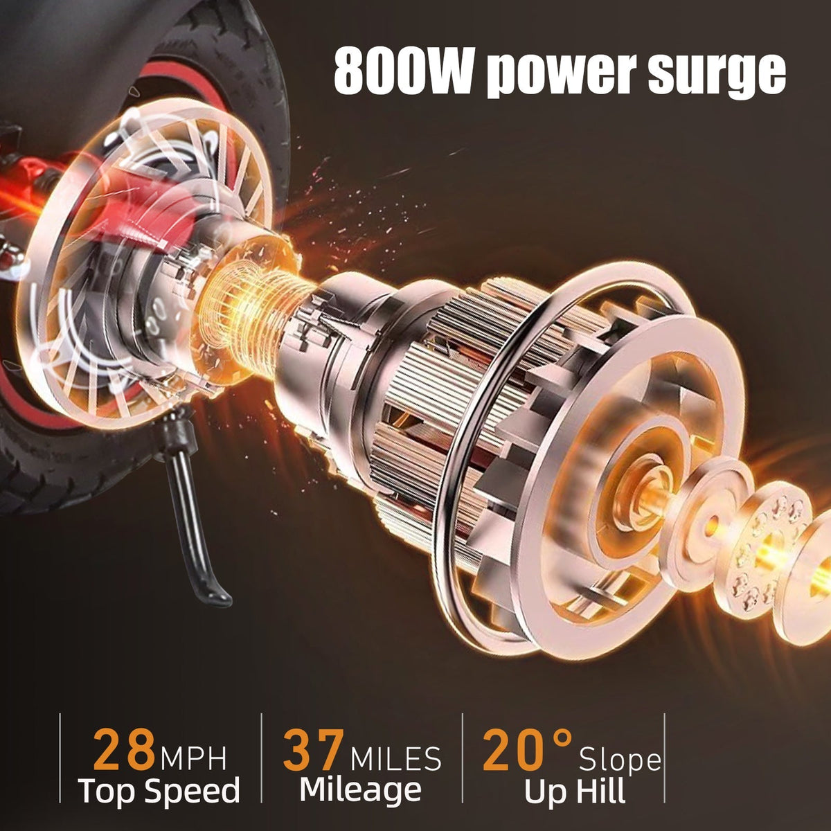 Freeboy J01 rear motor internal component supplier graphic