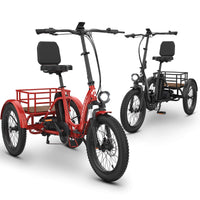 2-Pack Hoverfly ET1 Folding Electric Trikes | 500W — alternate product view