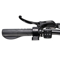 Dremax grip, brake lever, shifter, and control pad arranged for everyday city riding.