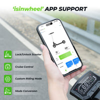 isinwheel S10 Pro Commuter Electric Scooter lighting and turn indicators