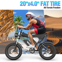 YVY K20 1500W Fat Tire Electric Bike, manufacturer product gallery view 10