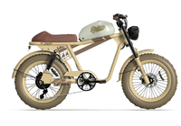 QIOLOR Tiger RE retro electric bike front fork and wide tire