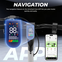 S Nova app and navigation feature graphic with a digital dashboard rendering and the isinwheel Club app on a phone