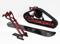 ENVO Flex Snowbike track and ski feature view.