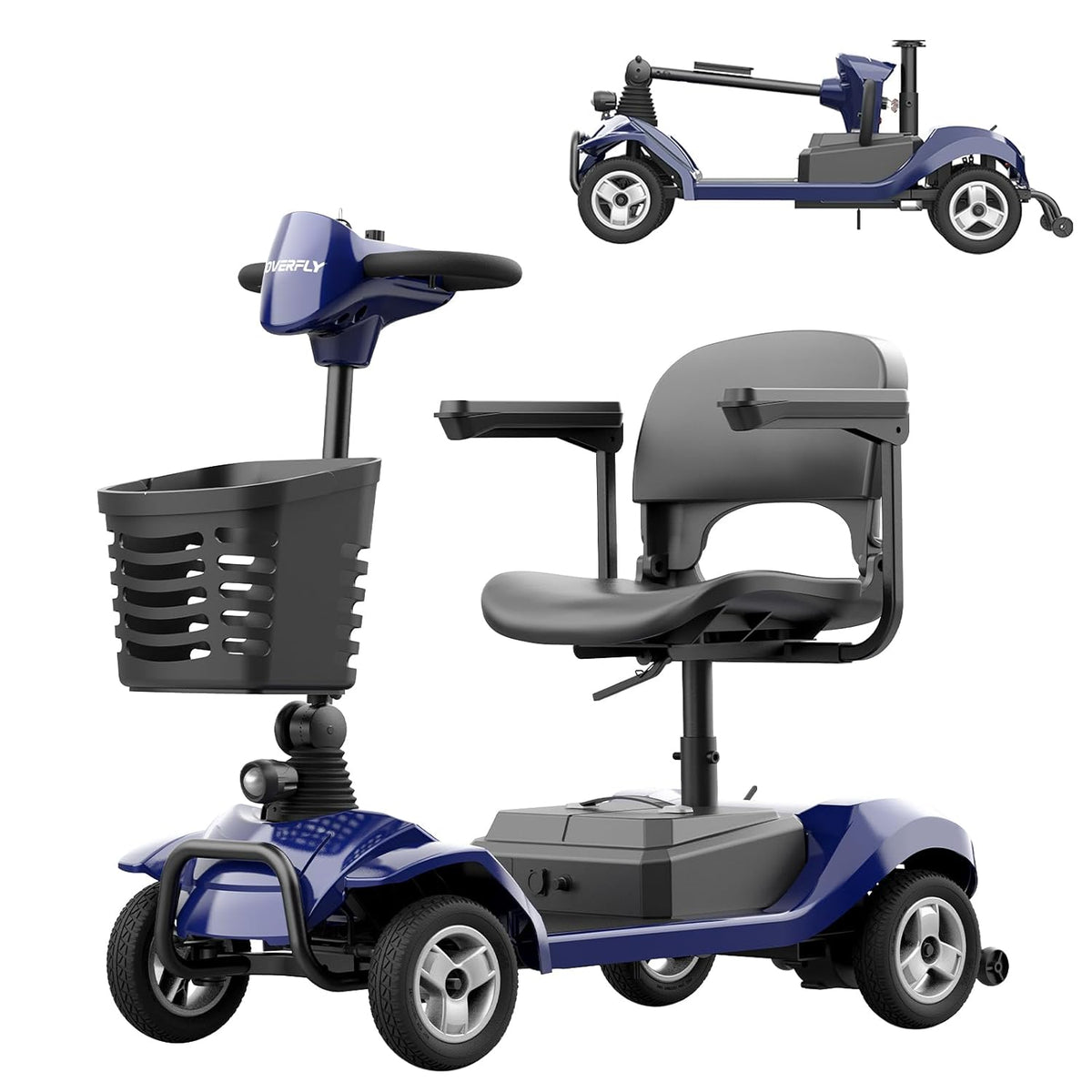 Hoverfly T4 4-Wheel Mobility Scooter | 330-lb Capacity — alternate product view