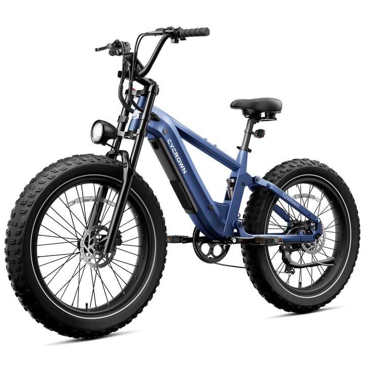 Cycrown Roma All-Terrain E-Bike, 750W, Full Suspension, 90-Mile Range