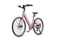 Heybike Venus lightweight step-thru cruiser electric bike: 750W Galaxy hub motor (1400W peak), 70 Nm torque, 28 mph Class 2/3 switchable, 27.5x2.2 Kenda road tires, aluminum-alloy low-step frame, Shimano Altus 8-speed, hydraulic discs, UL 2849 + UL 2271