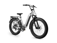 Black Velowave Ranger Step-Thru 2.0 shown from the rear drive-side angle