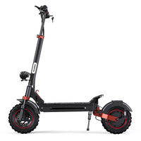 iScooter iX5S 1000W off-road electric scooter: 28 mph, 40-mile range, 11-inch off-road tubeless tires, dual suspension, EABS plus double disc brakes, IPX4 water resistance, 60 lb folded, 330 lb max load
