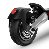 Circooter Raptor Pro 1600W dual-motor off-road electric scooter: 28 mph, 31-mile range, 11-inch pneumatic off-road tires, dual suspension, EABS plus dual disc brakes, UL 2272 SGS certified, IPX4, 63 lb, 330 lb max load