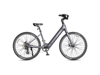 Heybike Venus lightweight step-thru cruiser electric bike: 750W Galaxy hub motor (1400W peak), 70 Nm torque, 28 mph Class 2/3 switchable, 27.5x2.2 Kenda road tires, aluminum-alloy low-step frame, Shimano Altus 8-speed, hydraulic discs, UL 2849 + UL 2271