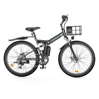 isinwheel M40 Folding Electric Bike lighting detail