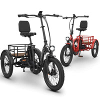 2-Pack Hoverfly ET1 Folding Electric Trikes | 500W — specification or detail view