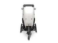 ENVO Veemo SE rear view showing the enclosed body and rear wheels.