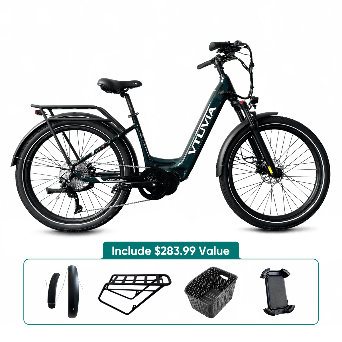 VTUVIA CMB Pro comfort-focused commuter setup