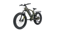 VTUVIA SN100 fat-tire hunting electric bike in camo, rear angle