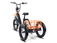 ENVO Flex Trike close product view showing the folding trike frame and fat tires.