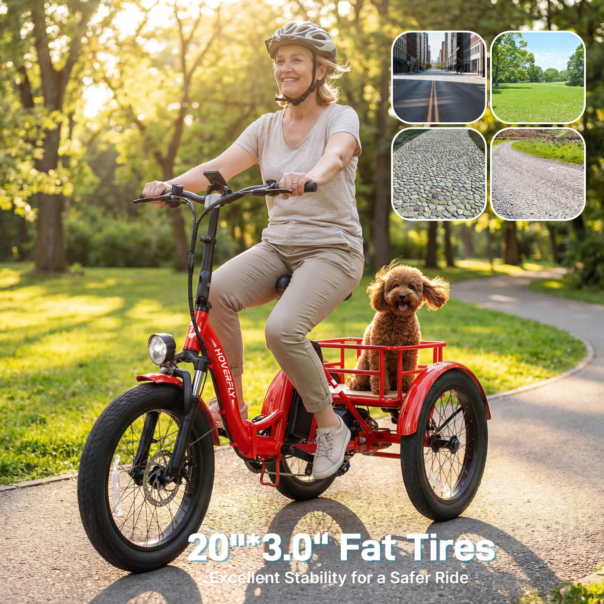 Hoverfly ET1 Folding Electric Trike | 500W, 60-Mile Claim — alternate product view