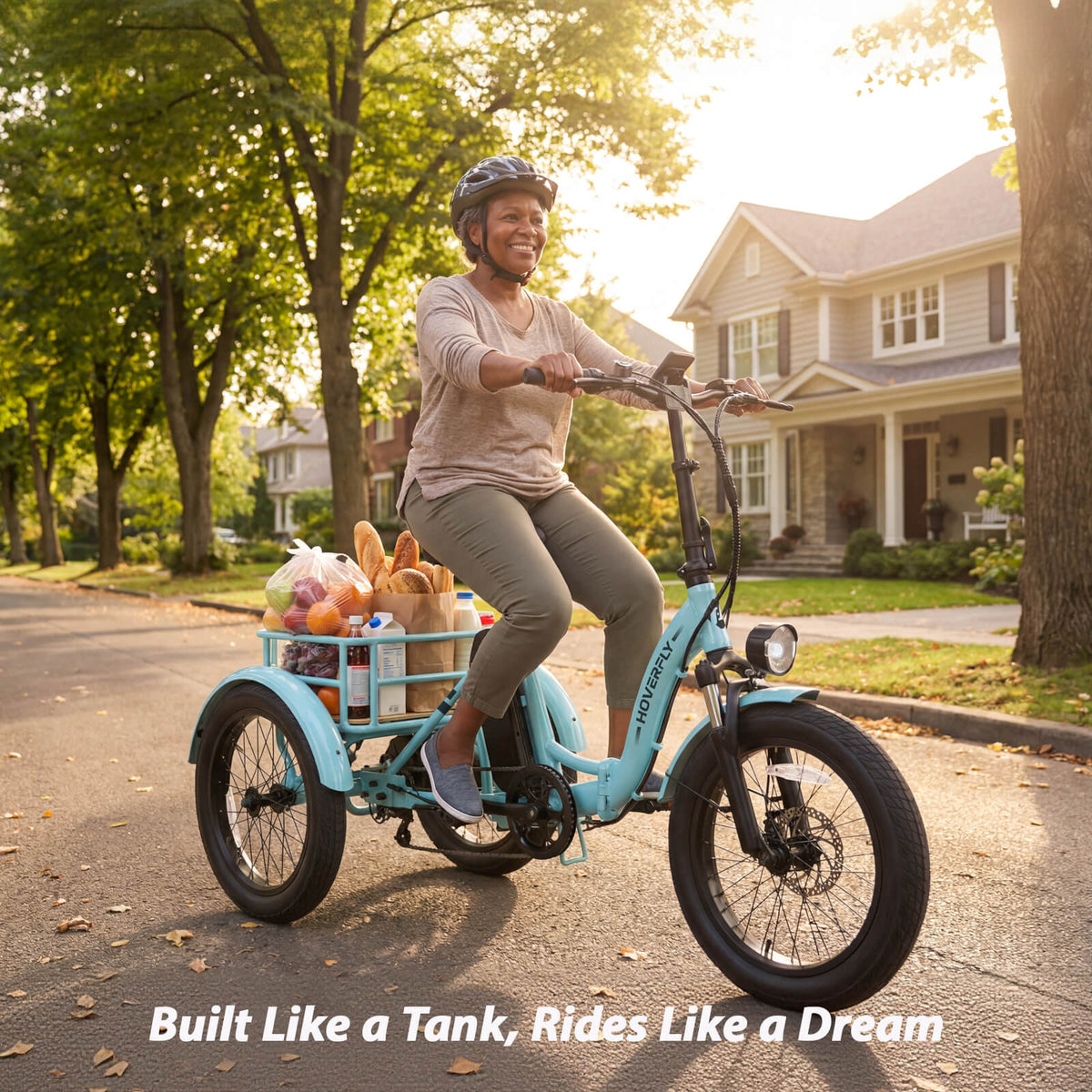 Hoverfly ET1 Folding Electric Trike | 500W, 60-Mile Claim — alternate product view