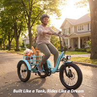 Hoverfly ET1 Folding Electric Trike | 500W, 60-Mile Claim — alternate product view