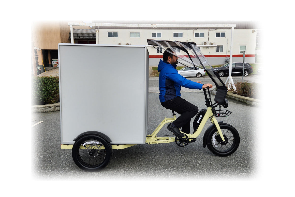 ENVO Cargo Trike in an outdoor cargo-use setting.
