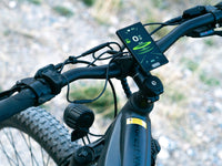 Velowave Forest XM Dark Blue Forest XM rear suspension and drivetrain detail