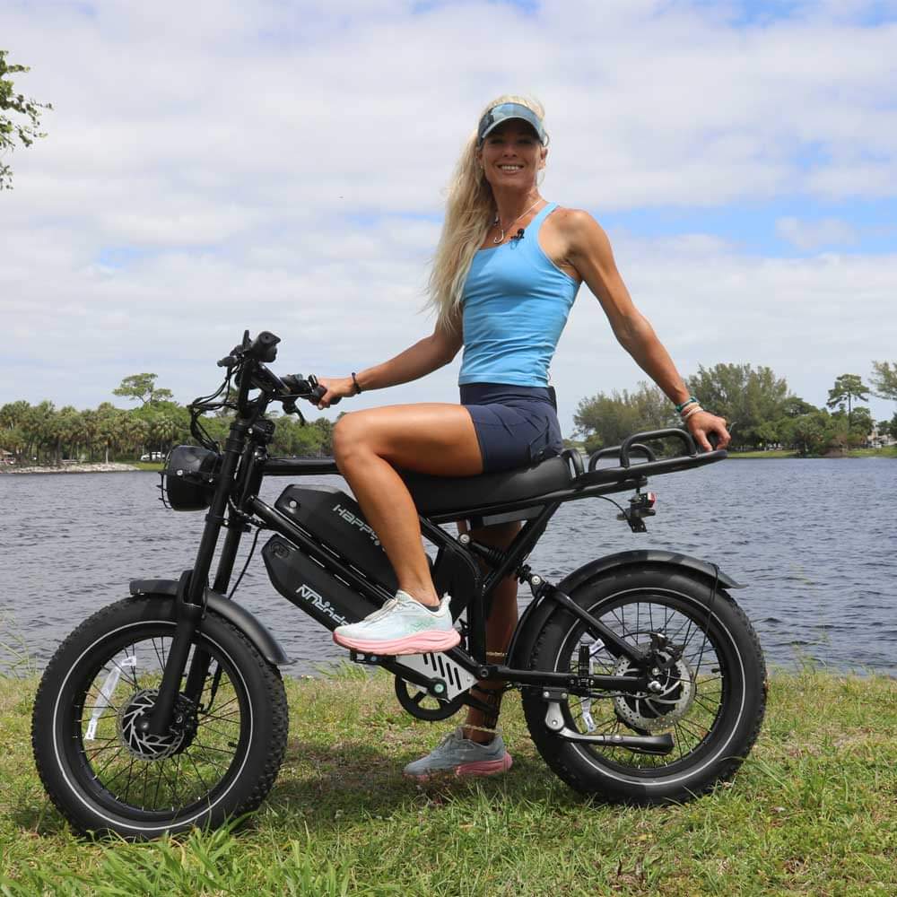 HappyRun G70 Pro Dual-Motor Dual-Battery Cargo Electric Bike, official HappyRun product image 2