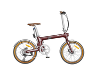 Heybike Helio F 40 lb lightweight folding commuter e-bike: 36V 250W (peak 500W) hub motor, torque sensor, 360Wh battery, 20 mph Class 2, X-Fold system, vintage frame, UL 2849