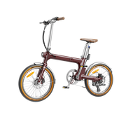 Heybike Helio F 40 lb lightweight folding commuter e-bike: 36V 250W (peak 500W) hub motor, torque sensor, 360Wh battery, 20 mph Class 2, X-Fold system, vintage frame, UL 2849