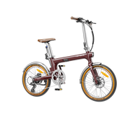 Heybike Helio F 40 lb lightweight folding commuter e-bike: 36V 250W (peak 500W) hub motor, torque sensor, 360Wh battery, 20 mph Class 2, X-Fold system, vintage frame, UL 2849