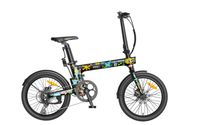 Heybike Helio F 40 lb lightweight folding commuter e-bike: 36V 250W (peak 500W) hub motor, torque sensor, 360Wh battery, 20 mph Class 2, X-Fold system, vintage frame, UL 2849