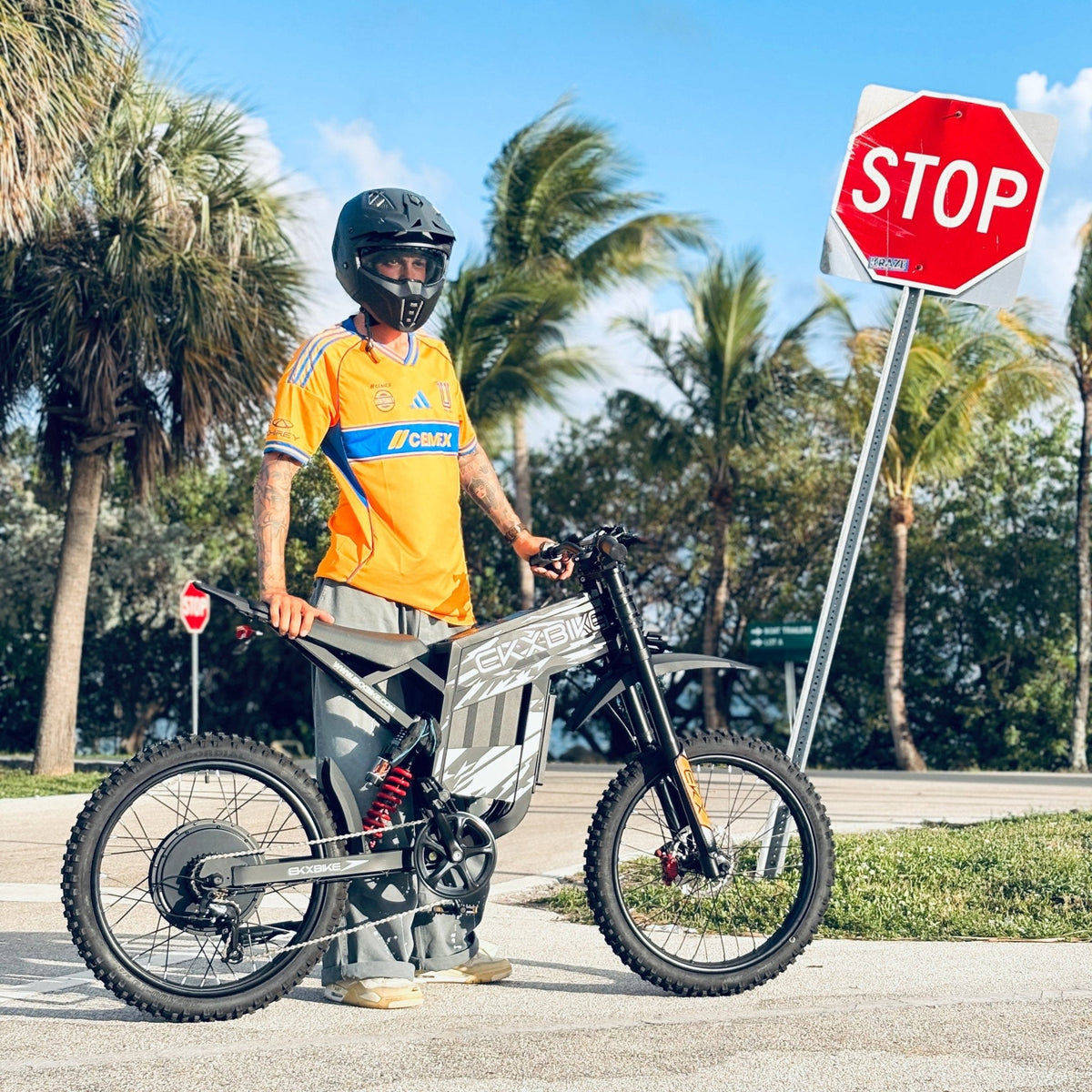 EKX TX1 electric dirt bike, official product image 2