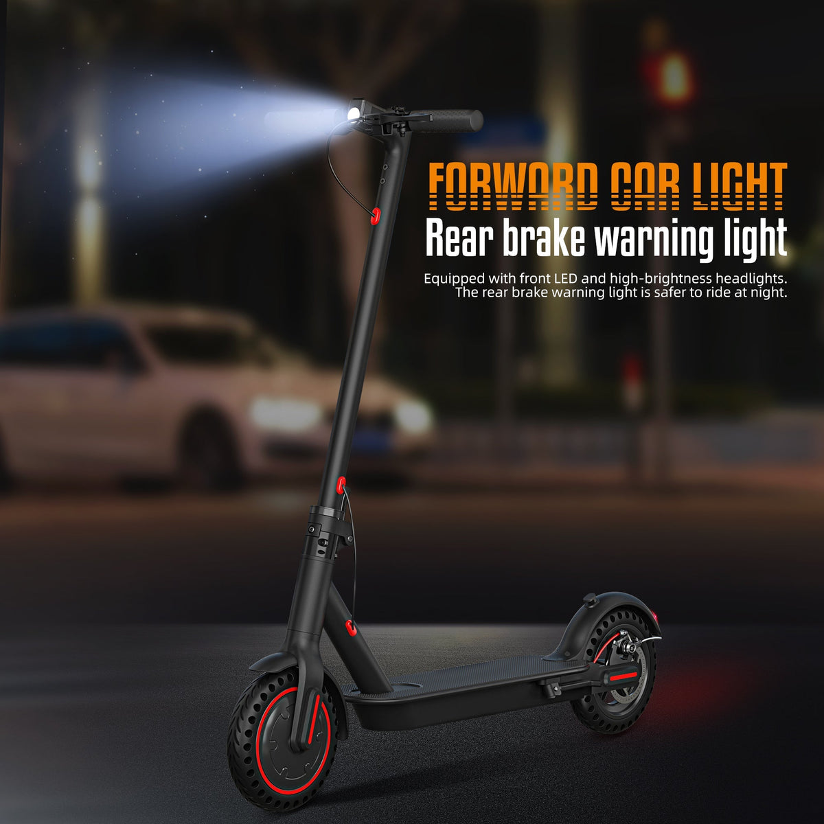 Freeboy J03 front light and rear brake light graphic
