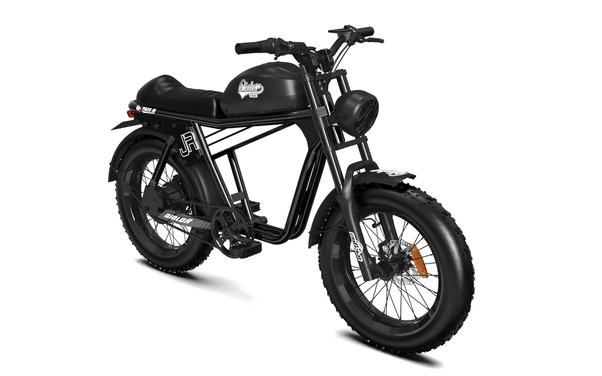 QIOLOR Tiger JR commuter electric bike in black