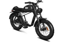 QIOLOR Tiger JR black 20-inch fat tire side profile